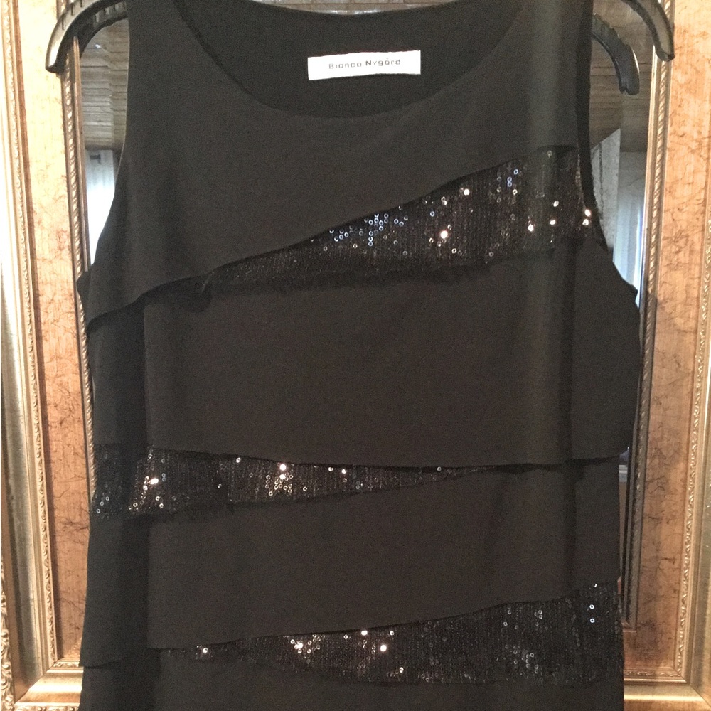 BIANCA NYGARD Black Sleeveless Top - Size 6